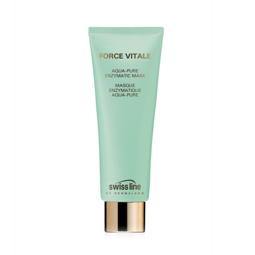 Mặt nạ đặc trị da dầu mụn và phục hồi làn da hoàn hảo Swissline force vitale aqua pure enzymatic mask